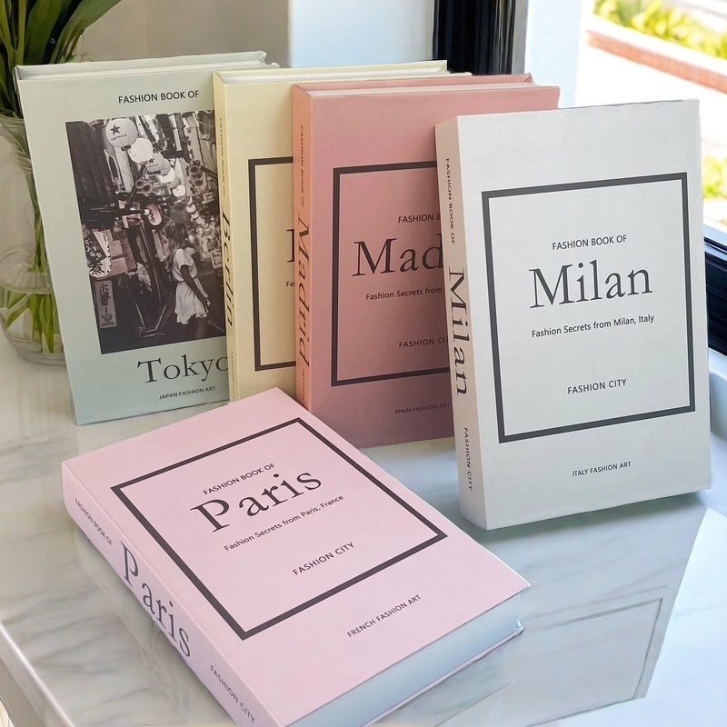 Interior Design New York - Boîte de rangement de faux livres