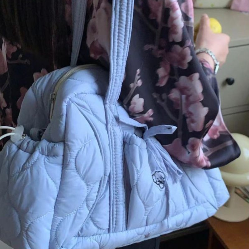 Interior Design Korean Style - Style coréen Niche Design Plaid sac