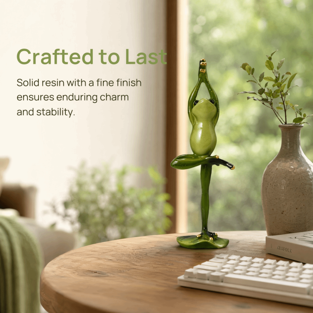 Interior Design Product - Figurine en résine d'amphibiens en pose