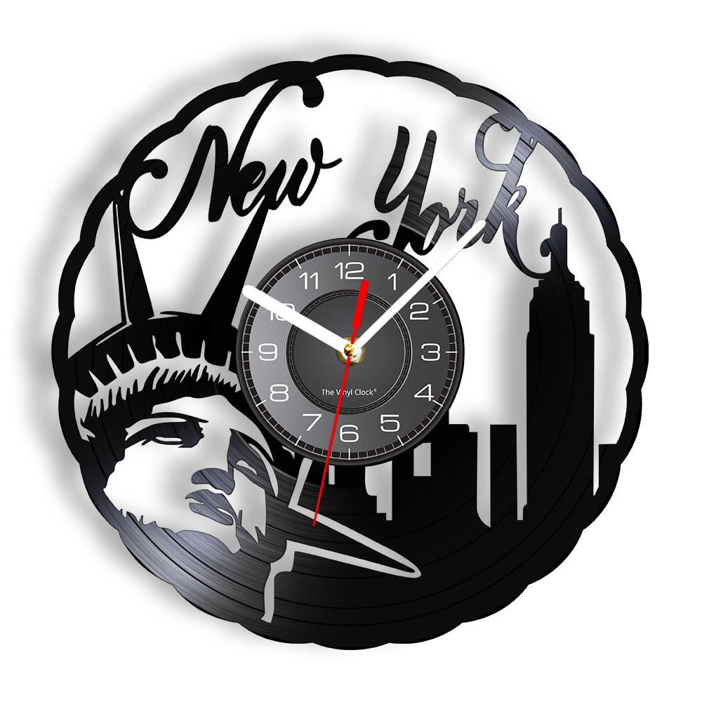 Horloge murale vintage en viny - Interior Design New York avis et prix