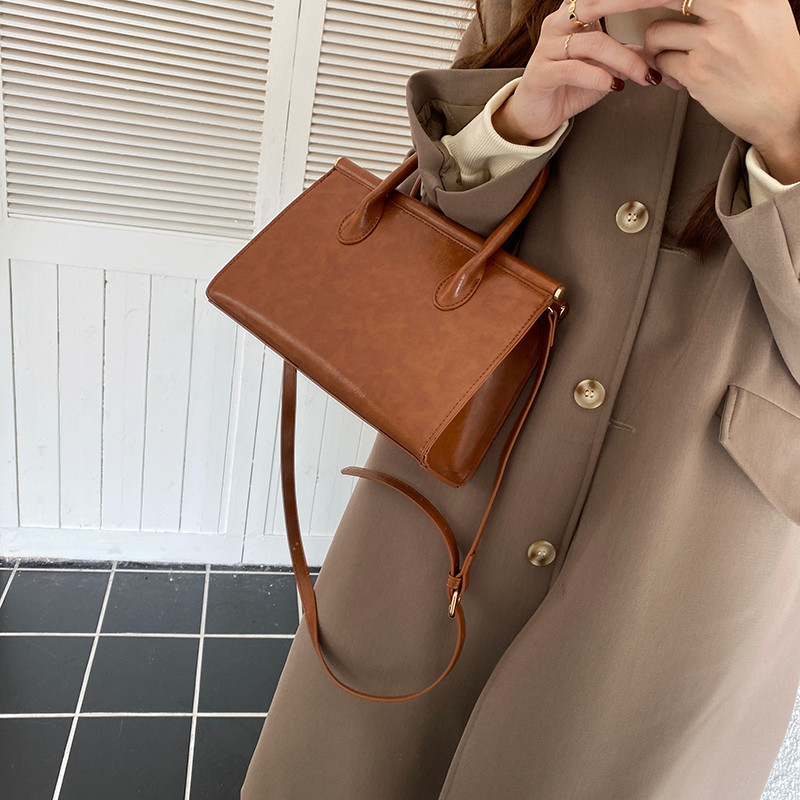 Sac à main vintage en cuir cir - Interior Design Korean Style avis et prix