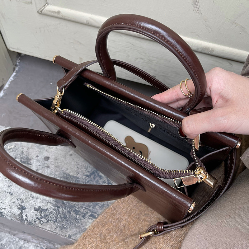 Sac à main vintage en cuir cir - Interior Design Korean Style avis et prix