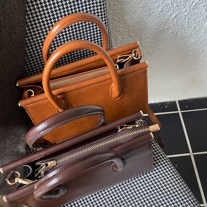 Sac à main vintage en cuir cir - Interior Design Korean Style avis et prix